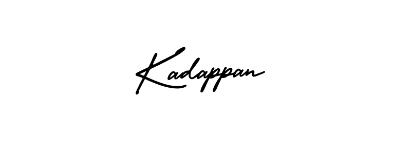 Make a beautiful signature design for name Kadappan. With this signature (AmerikaSignatureDemo-Regular) style, you can create a handwritten signature for free. Kadappan signature style 3 images and pictures png