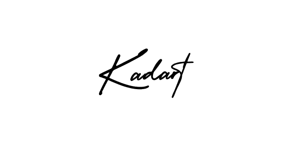 Use a signature maker to create a handwritten signature online. With this signature software, you can design (AmerikaSignatureDemo-Regular) your own signature for name Kadart. Kadart signature style 3 images and pictures png