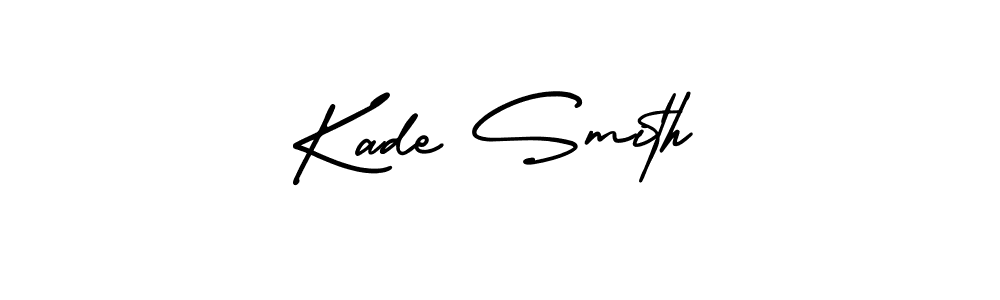 Create a beautiful signature design for name Kade Smith. With this signature (AmerikaSignatureDemo-Regular) fonts, you can make a handwritten signature for free. Kade Smith signature style 3 images and pictures png
