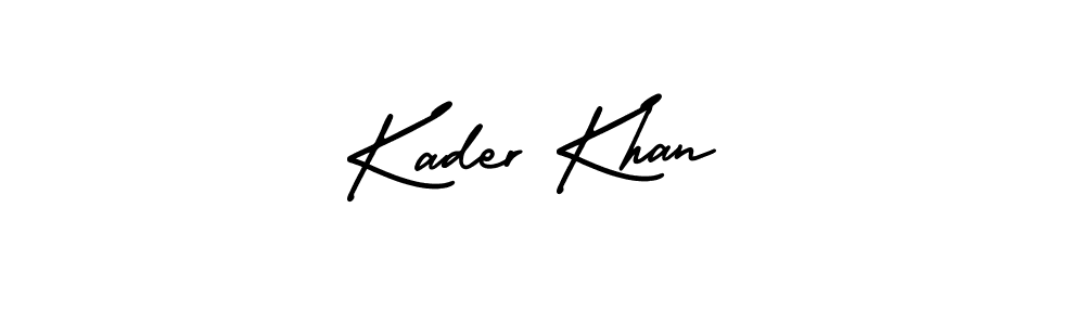 Design your own signature with our free online signature maker. With this signature software, you can create a handwritten (AmerikaSignatureDemo-Regular) signature for name Kader Khan. Kader Khan signature style 3 images and pictures png