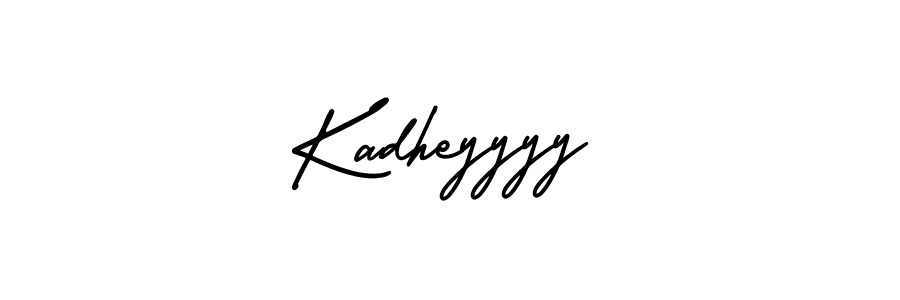 Create a beautiful signature design for name Kadheyyyy. With this signature (AmerikaSignatureDemo-Regular) fonts, you can make a handwritten signature for free. Kadheyyyy signature style 3 images and pictures png