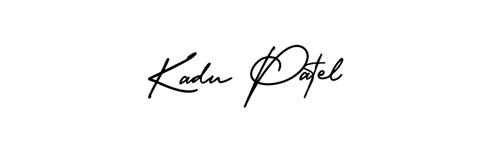 Also You can easily find your signature by using the search form. We will create Kadu Patel name handwritten signature images for you free of cost using AmerikaSignatureDemo-Regular sign style. Kadu Patel signature style 3 images and pictures png