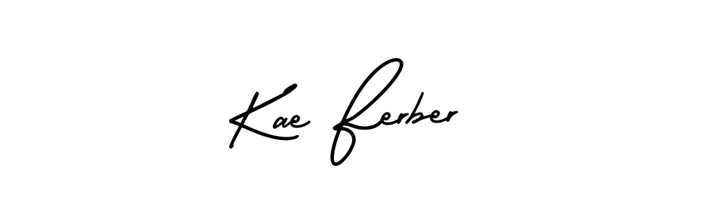 How to make Kae Ferber signature? AmerikaSignatureDemo-Regular is a professional autograph style. Create handwritten signature for Kae Ferber name. Kae Ferber signature style 3 images and pictures png