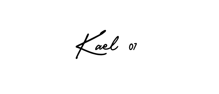 This is the best signature style for the Kael 07 name. Also you like these signature font (AmerikaSignatureDemo-Regular). Mix name signature. Kael 07 signature style 3 images and pictures png