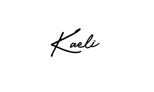 How to make Kaeli signature? AmerikaSignatureDemo-Regular is a professional autograph style. Create handwritten signature for Kaeli name. Kaeli signature style 3 images and pictures png