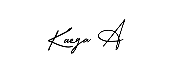 How to make Kaeya A signature? AmerikaSignatureDemo-Regular is a professional autograph style. Create handwritten signature for Kaeya A name. Kaeya A signature style 3 images and pictures png