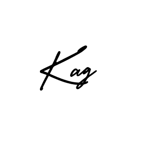 Kag stylish signature style. Best Handwritten Sign (AmerikaSignatureDemo-Regular) for my name. Handwritten Signature Collection Ideas for my name Kag. Kag signature style 3 images and pictures png