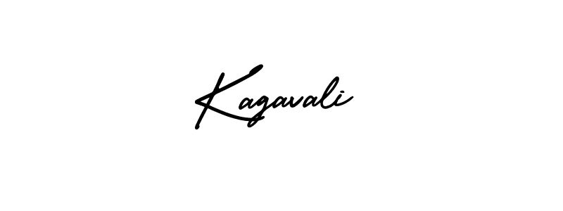 Make a beautiful signature design for name Kagavali. With this signature (AmerikaSignatureDemo-Regular) style, you can create a handwritten signature for free. Kagavali signature style 3 images and pictures png