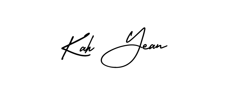 Create a beautiful signature design for name Kah Yean. With this signature (AmerikaSignatureDemo-Regular) fonts, you can make a handwritten signature for free. Kah Yean signature style 3 images and pictures png