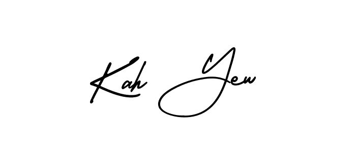 if you are searching for the best signature style for your name Kah Yew. so please give up your signature search. here we have designed multiple signature styles  using AmerikaSignatureDemo-Regular. Kah Yew signature style 3 images and pictures png