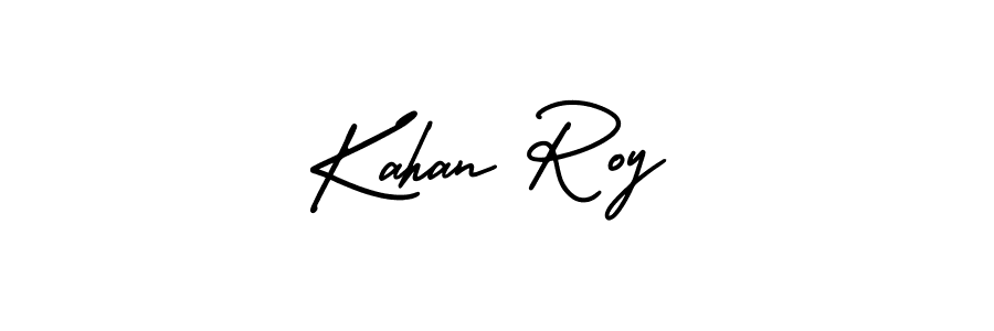 Best and Professional Signature Style for Kahan Roy. AmerikaSignatureDemo-Regular Best Signature Style Collection. Kahan Roy signature style 3 images and pictures png