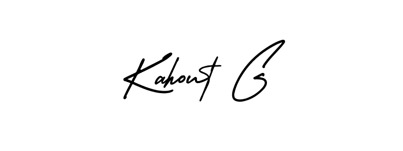 Check out images of Autograph of Kahout G name. Actor Kahout G Signature Style. AmerikaSignatureDemo-Regular is a professional sign style online. Kahout G signature style 3 images and pictures png