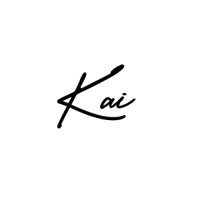 Make a beautiful signature design for name Kai. With this signature (AmerikaSignatureDemo-Regular) style, you can create a handwritten signature for free. Kai signature style 3 images and pictures png