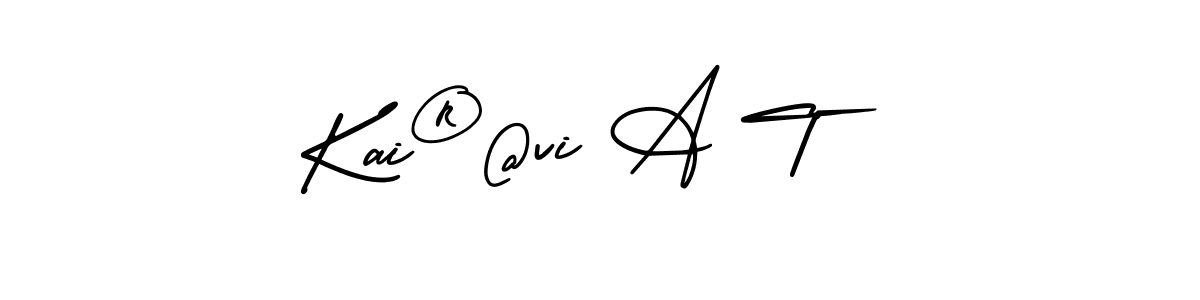 It looks lik you need a new signature style for name Kai®@vi A T. Design unique handwritten (AmerikaSignatureDemo-Regular) signature with our free signature maker in just a few clicks. Kai®@vi A T signature style 3 images and pictures png