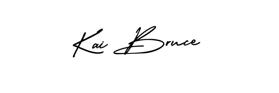 Design your own signature with our free online signature maker. With this signature software, you can create a handwritten (AmerikaSignatureDemo-Regular) signature for name Kai Bruce. Kai Bruce signature style 3 images and pictures png