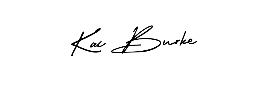 Use a signature maker to create a handwritten signature online. With this signature software, you can design (AmerikaSignatureDemo-Regular) your own signature for name Kai Burke. Kai Burke signature style 3 images and pictures png