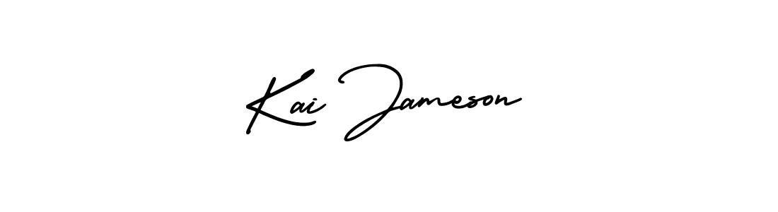 Design your own signature with our free online signature maker. With this signature software, you can create a handwritten (AmerikaSignatureDemo-Regular) signature for name Kai Jameson. Kai Jameson signature style 3 images and pictures png