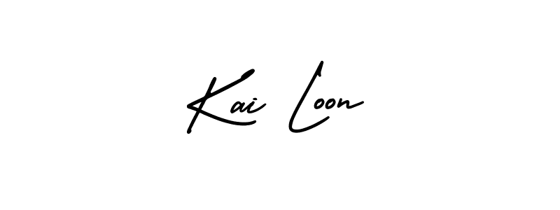How to Draw Kai Loon signature style? AmerikaSignatureDemo-Regular is a latest design signature styles for name Kai Loon. Kai Loon signature style 3 images and pictures png