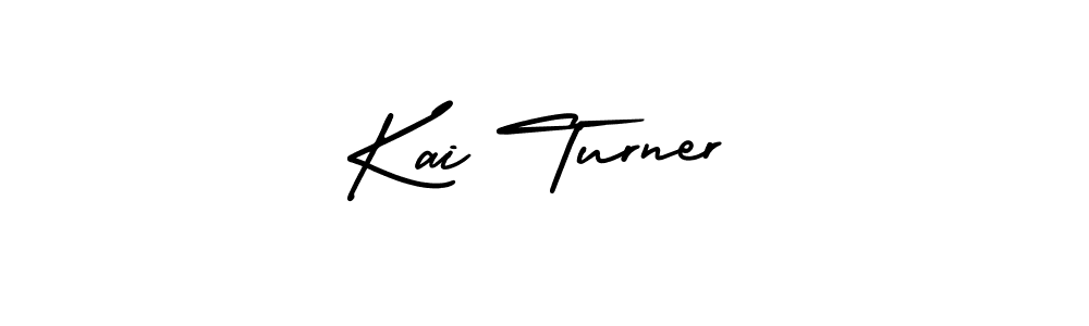 Design your own signature with our free online signature maker. With this signature software, you can create a handwritten (AmerikaSignatureDemo-Regular) signature for name Kai Turner. Kai Turner signature style 3 images and pictures png