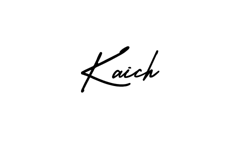 Create a beautiful signature design for name Kaich. With this signature (AmerikaSignatureDemo-Regular) fonts, you can make a handwritten signature for free. Kaich signature style 3 images and pictures png