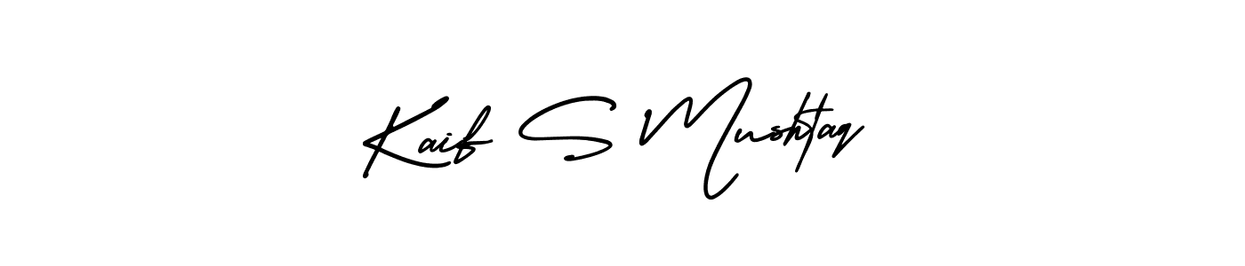 How to make Kaif S Mushtaq signature? AmerikaSignatureDemo-Regular is a professional autograph style. Create handwritten signature for Kaif S Mushtaq name. Kaif S Mushtaq signature style 3 images and pictures png