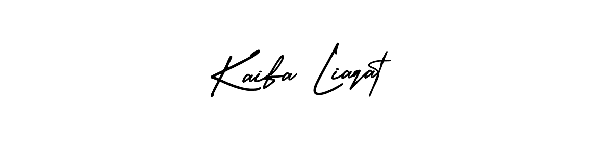 It looks lik you need a new signature style for name Kaifa Liaqat. Design unique handwritten (AmerikaSignatureDemo-Regular) signature with our free signature maker in just a few clicks. Kaifa Liaqat signature style 3 images and pictures png