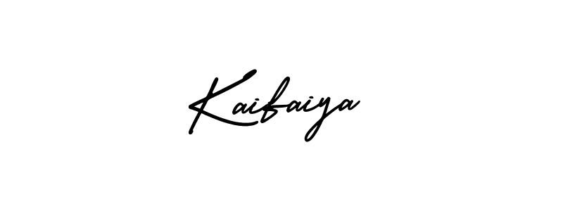 How to make Kaifaiya signature? AmerikaSignatureDemo-Regular is a professional autograph style. Create handwritten signature for Kaifaiya name. Kaifaiya signature style 3 images and pictures png