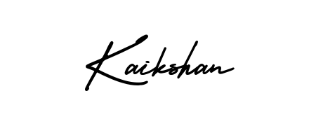 Design your own signature with our free online signature maker. With this signature software, you can create a handwritten (AmerikaSignatureDemo-Regular) signature for name Kaikshan. Kaikshan signature style 3 images and pictures png