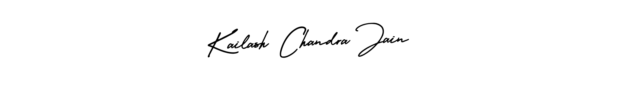 You should practise on your own different ways (AmerikaSignatureDemo-Regular) to write your name (Kailash Chandra Jain) in signature. don't let someone else do it for you. Kailash Chandra Jain signature style 3 images and pictures png