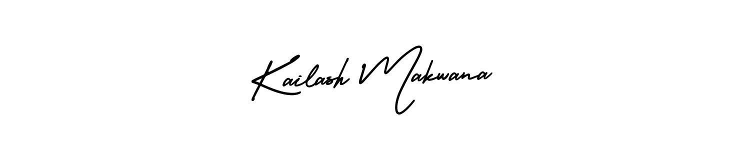 It looks lik you need a new signature style for name Kailash Makwana. Design unique handwritten (AmerikaSignatureDemo-Regular) signature with our free signature maker in just a few clicks. Kailash Makwana signature style 3 images and pictures png