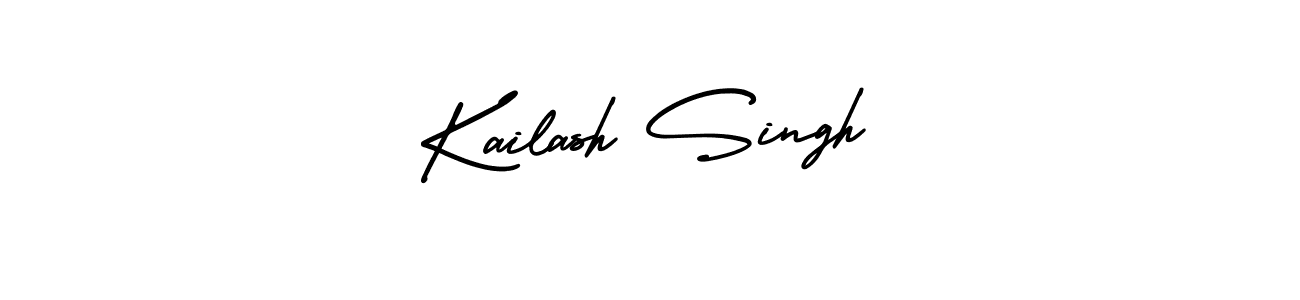 How to make Kailash Singh signature? AmerikaSignatureDemo-Regular is a professional autograph style. Create handwritten signature for Kailash Singh name. Kailash Singh signature style 3 images and pictures png