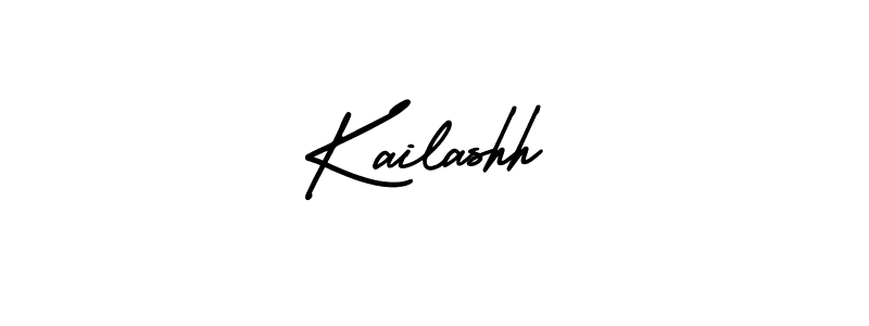 How to make Kailashh signature? AmerikaSignatureDemo-Regular is a professional autograph style. Create handwritten signature for Kailashh name. Kailashh signature style 3 images and pictures png