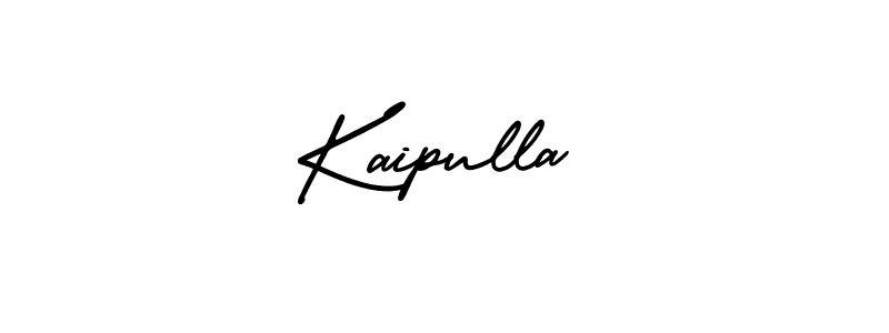 How to make Kaipulla name signature. Use AmerikaSignatureDemo-Regular style for creating short signs online. This is the latest handwritten sign. Kaipulla signature style 3 images and pictures png