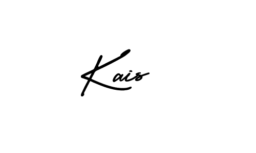 How to make Kais  name signature. Use AmerikaSignatureDemo-Regular style for creating short signs online. This is the latest handwritten sign. Kais  signature style 3 images and pictures png