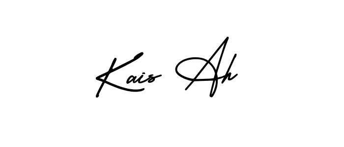 Design your own signature with our free online signature maker. With this signature software, you can create a handwritten (AmerikaSignatureDemo-Regular) signature for name Kais Ah. Kais Ah signature style 3 images and pictures png