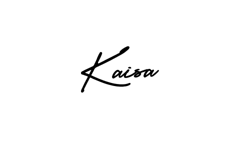 How to Draw Kaisa signature style? AmerikaSignatureDemo-Regular is a latest design signature styles for name Kaisa. Kaisa signature style 3 images and pictures png