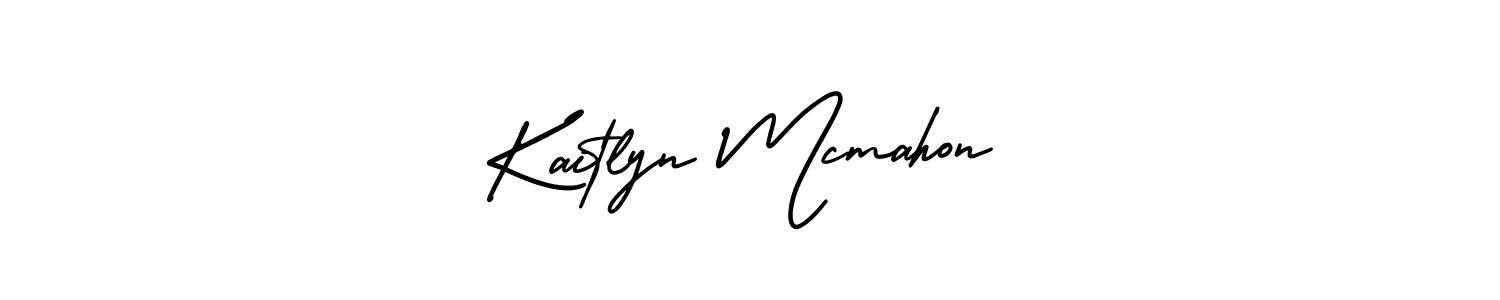 Create a beautiful signature design for name Kaitlyn Mcmahon. With this signature (AmerikaSignatureDemo-Regular) fonts, you can make a handwritten signature for free. Kaitlyn Mcmahon signature style 3 images and pictures png