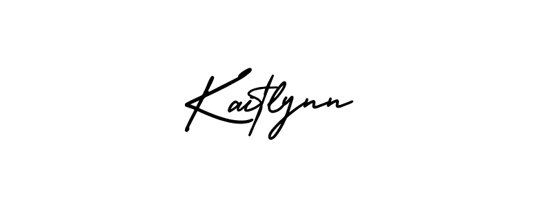 Create a beautiful signature design for name Kaitlynn. With this signature (AmerikaSignatureDemo-Regular) fonts, you can make a handwritten signature for free. Kaitlynn signature style 3 images and pictures png