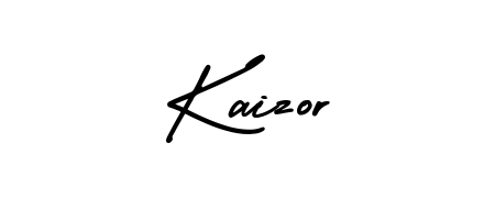 Design your own signature with our free online signature maker. With this signature software, you can create a handwritten (AmerikaSignatureDemo-Regular) signature for name Kaizor. Kaizor signature style 3 images and pictures png