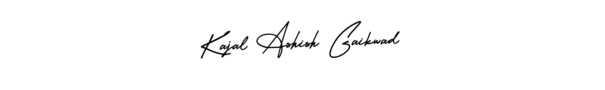 Also You can easily find your signature by using the search form. We will create Kajal Ashish Gaikwad name handwritten signature images for you free of cost using AmerikaSignatureDemo-Regular sign style. Kajal Ashish Gaikwad signature style 3 images and pictures png