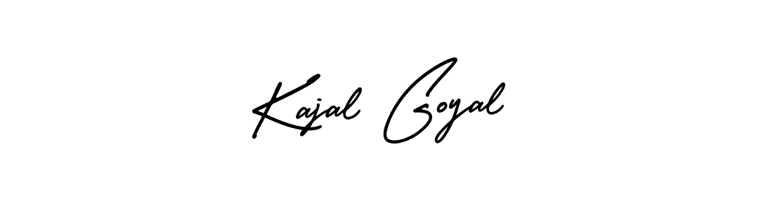 It looks lik you need a new signature style for name Kajal Goyal. Design unique handwritten (AmerikaSignatureDemo-Regular) signature with our free signature maker in just a few clicks. Kajal Goyal signature style 3 images and pictures png