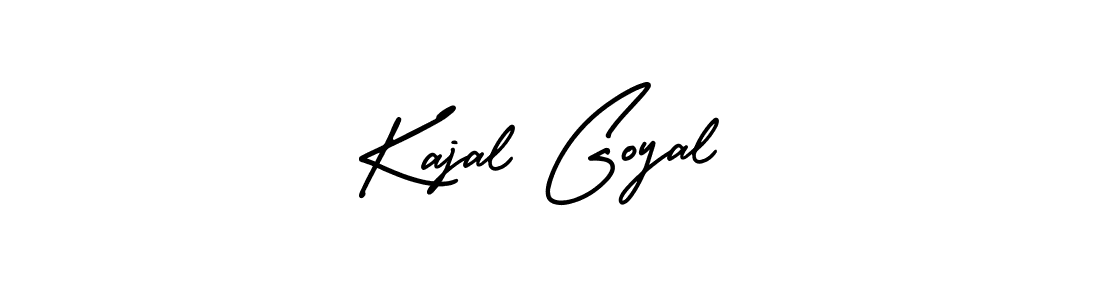 Design your own signature with our free online signature maker. With this signature software, you can create a handwritten (AmerikaSignatureDemo-Regular) signature for name Kajal Goyal. Kajal Goyal signature style 3 images and pictures png