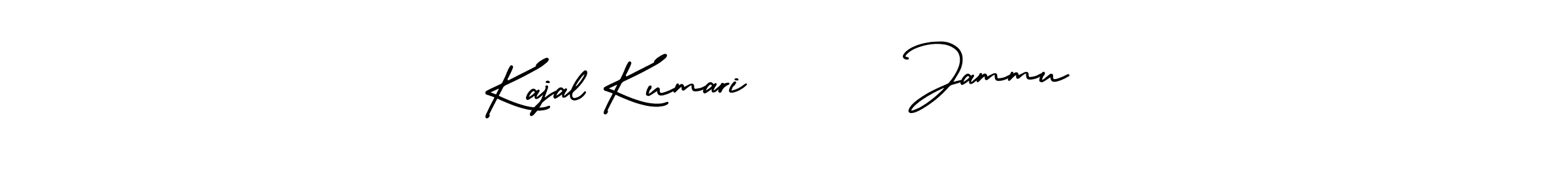 How to make Kajal Kumari       Jammu signature? AmerikaSignatureDemo-Regular is a professional autograph style. Create handwritten signature for Kajal Kumari       Jammu name. Kajal Kumari       Jammu signature style 3 images and pictures png