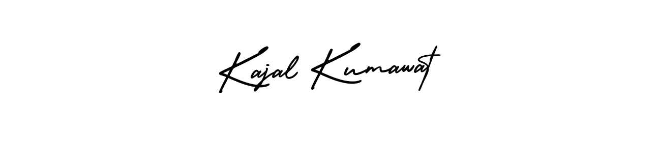 Use a signature maker to create a handwritten signature online. With this signature software, you can design (AmerikaSignatureDemo-Regular) your own signature for name Kajal Kumawat. Kajal Kumawat signature style 3 images and pictures png
