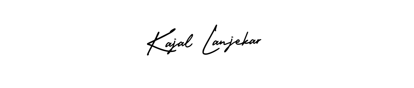 Kajal Lanjekar stylish signature style. Best Handwritten Sign (AmerikaSignatureDemo-Regular) for my name. Handwritten Signature Collection Ideas for my name Kajal Lanjekar. Kajal Lanjekar signature style 3 images and pictures png
