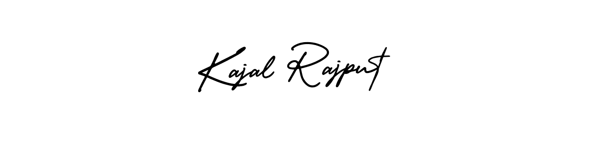 How to make Kajal Rajput name signature. Use AmerikaSignatureDemo-Regular style for creating short signs online. This is the latest handwritten sign. Kajal Rajput signature style 3 images and pictures png