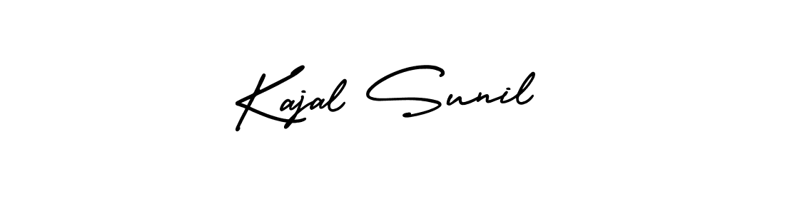 Also we have Kajal Sunil name is the best signature style. Create professional handwritten signature collection using AmerikaSignatureDemo-Regular autograph style. Kajal Sunil signature style 3 images and pictures png