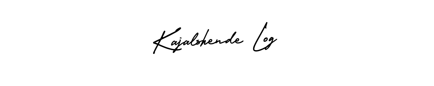 How to make Kajalshende Log name signature. Use AmerikaSignatureDemo-Regular style for creating short signs online. This is the latest handwritten sign. Kajalshende Log signature style 3 images and pictures png
