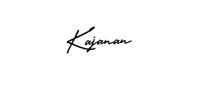 How to make Kajanan signature? AmerikaSignatureDemo-Regular is a professional autograph style. Create handwritten signature for Kajanan name. Kajanan signature style 3 images and pictures png