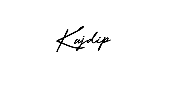 It looks lik you need a new signature style for name Kajdip. Design unique handwritten (AmerikaSignatureDemo-Regular) signature with our free signature maker in just a few clicks. Kajdip signature style 3 images and pictures png